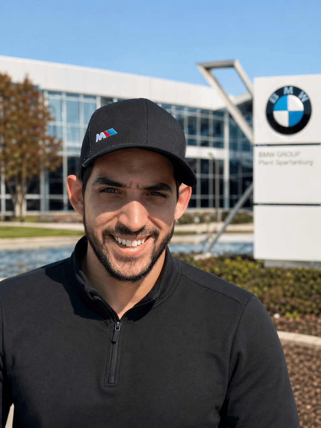 Cris Calero, founder of CarFetch, at BMW Group Plant Spartanburg